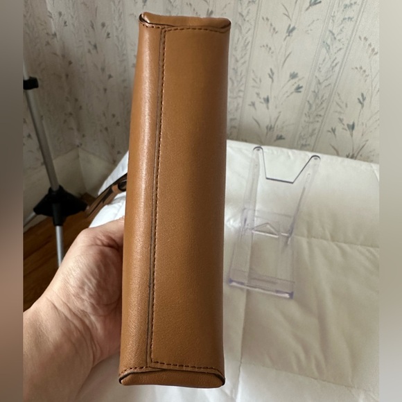 Coach Brown Leather Wristlet